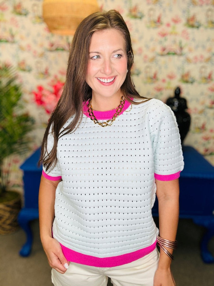 The Casual Contrast Top