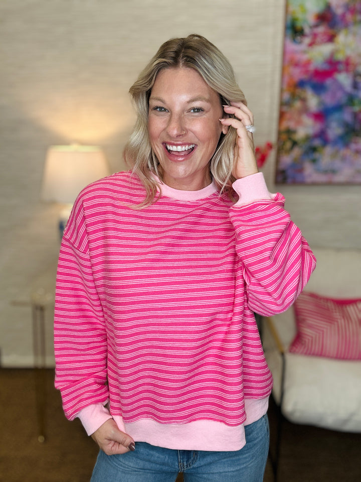 The Couture Pullover in Pink