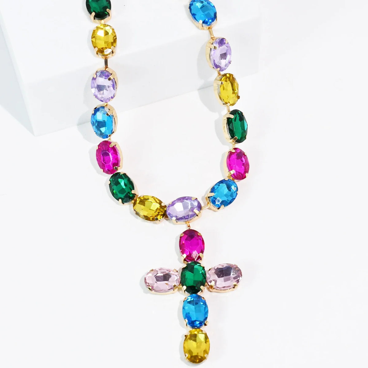 The Radiance Cross Necklace