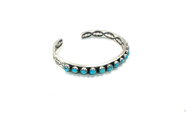 Leroy James Sterling Turquoise Cuff A