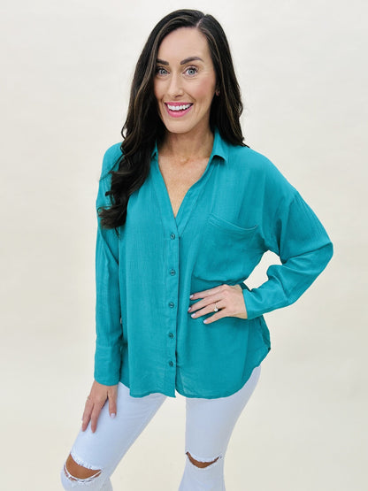 The Woven Abby Top - 3 Colors/AS