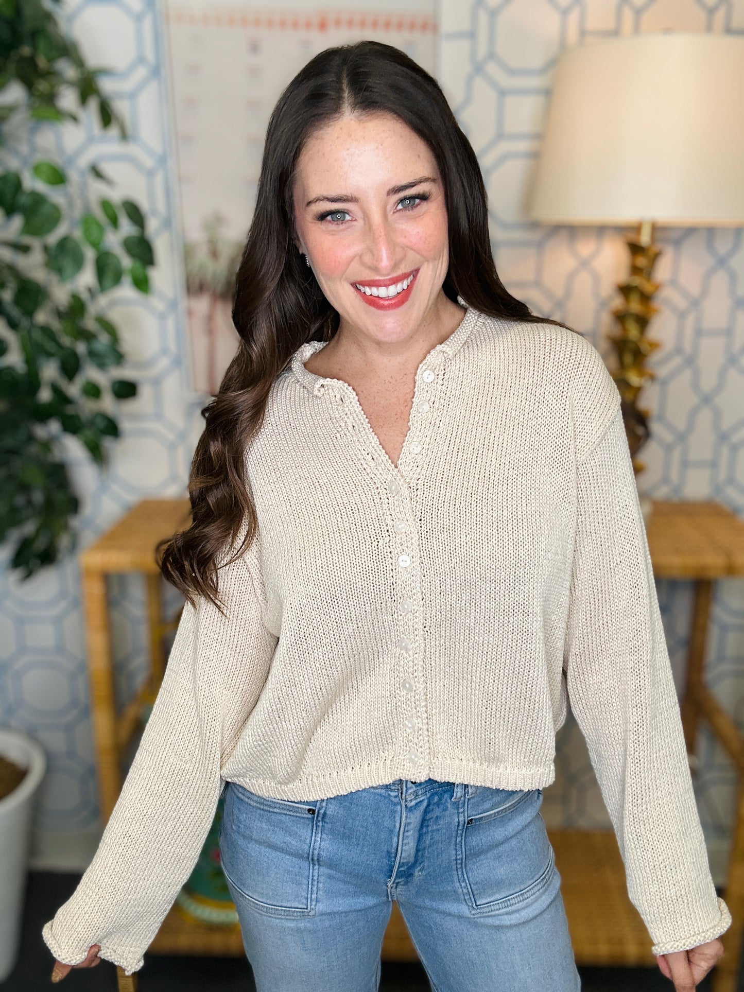 The Neutral Button Cardigan- 2 colors