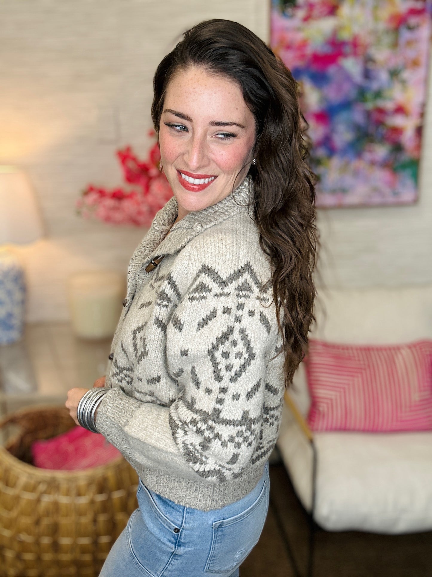 The Fair Isle Toggle Sweater