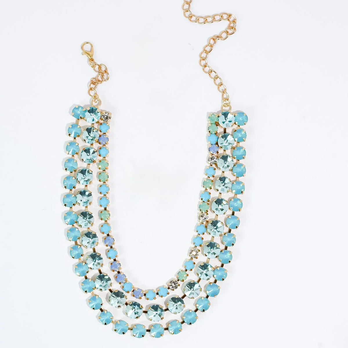 The Three Strand Crystal Necklace