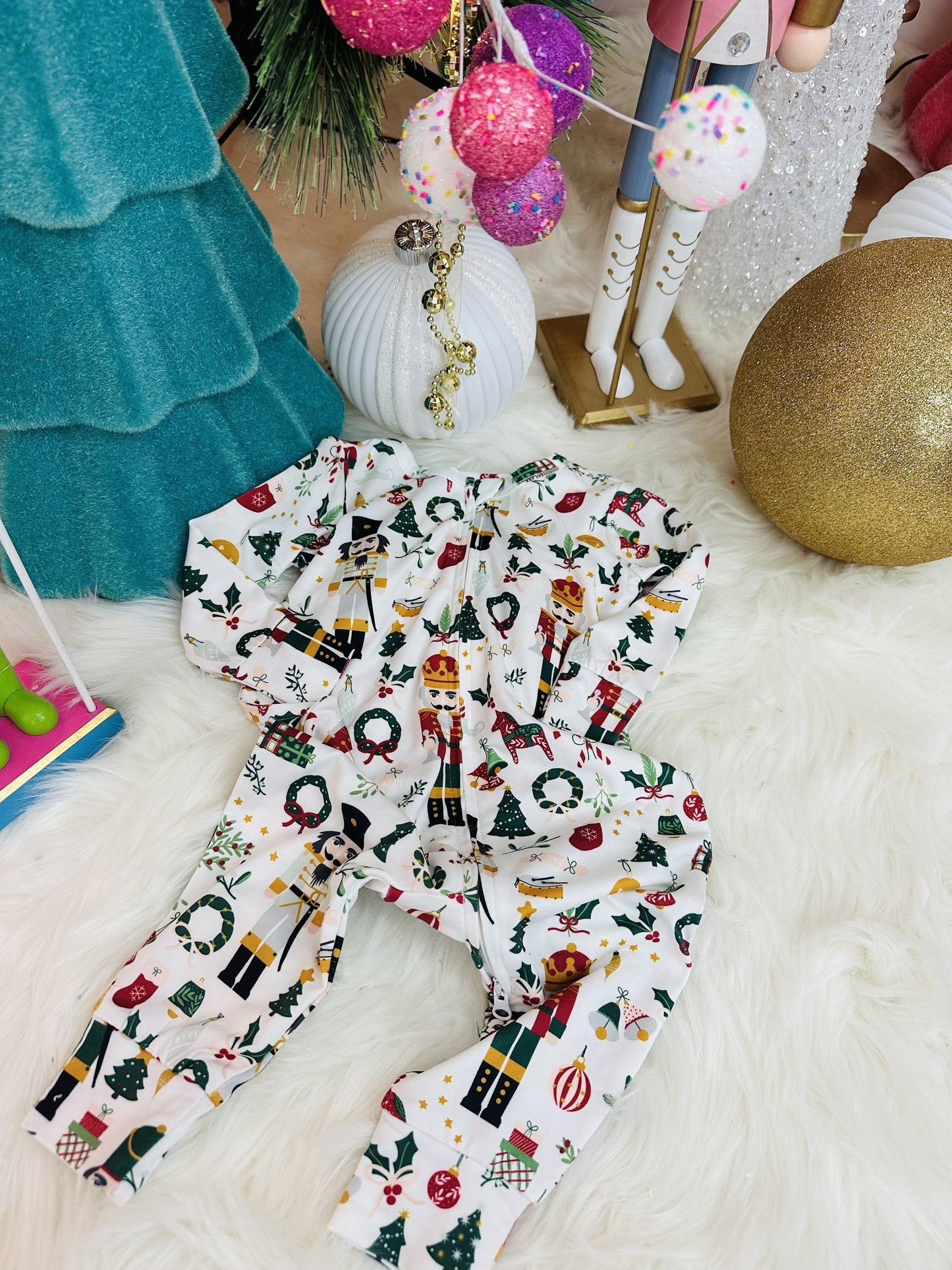 The Red Nutcracker PJâ€™s-Baby/Kid