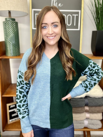 The Leo Sleeve Sweater-2 Colors