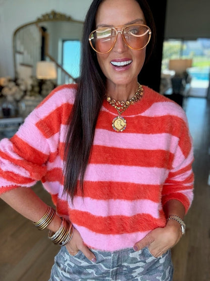The Fuzzy Fiona Sweater-2 Colors