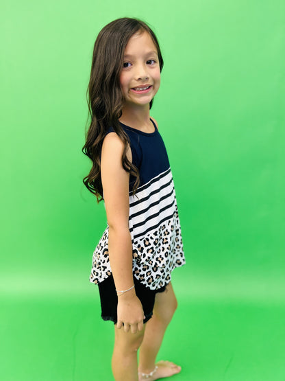 KIDS Stripe Block Tank in 2 Colors