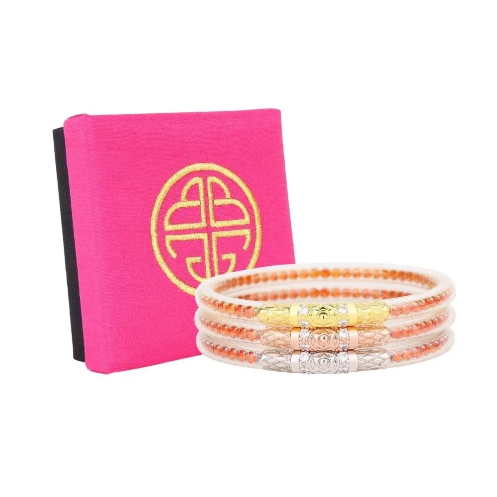 Flame Three Queens Budha Bangles