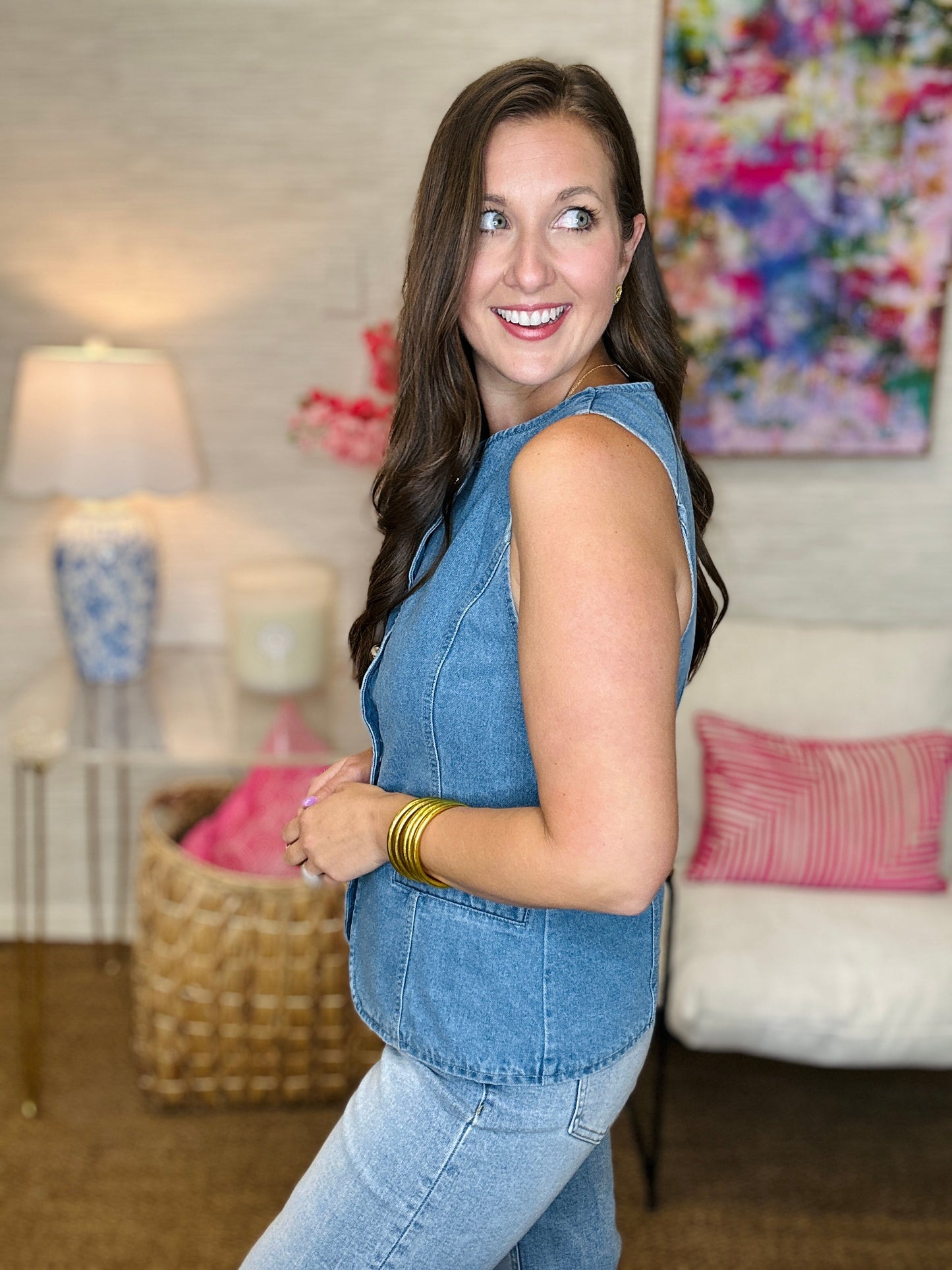 The Denim Averi Vest