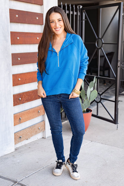 The Buckley Textured Pullover in 4 Colors