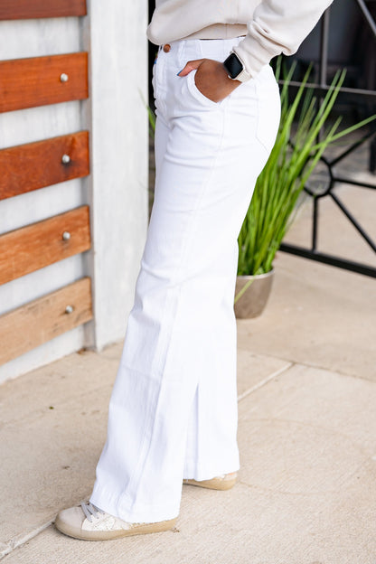 The White Trouser Jeans