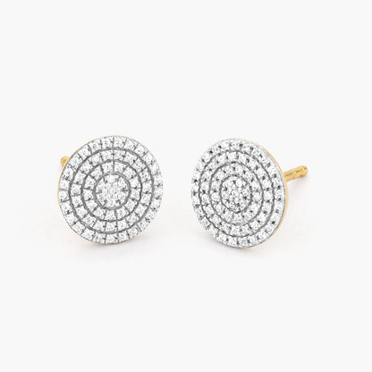 ES Right Round Stud Earrings