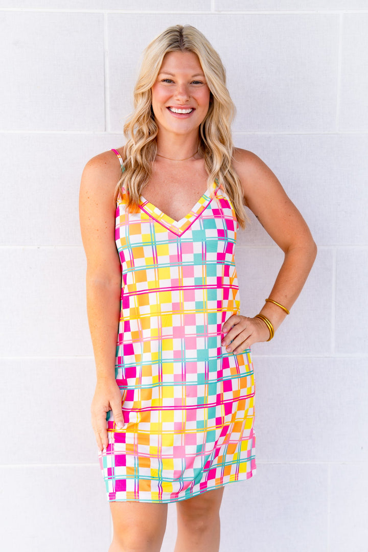The Buckley Jameson Gown in Retro Check