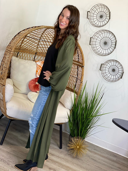 The Bubble Sleeve Duster - 3 Colors