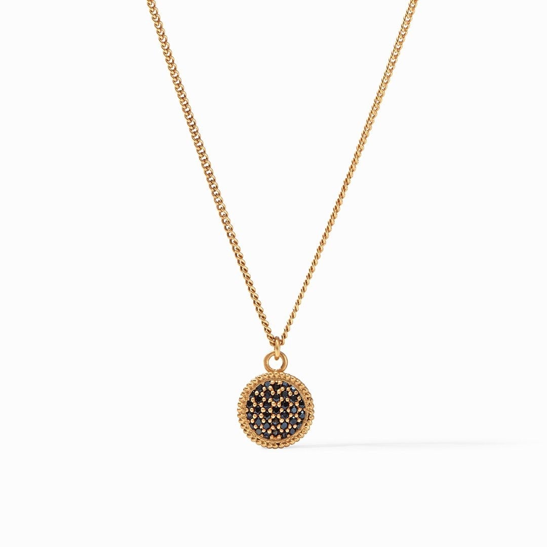 JV Fleur-de-Lis Solitaire Necklace