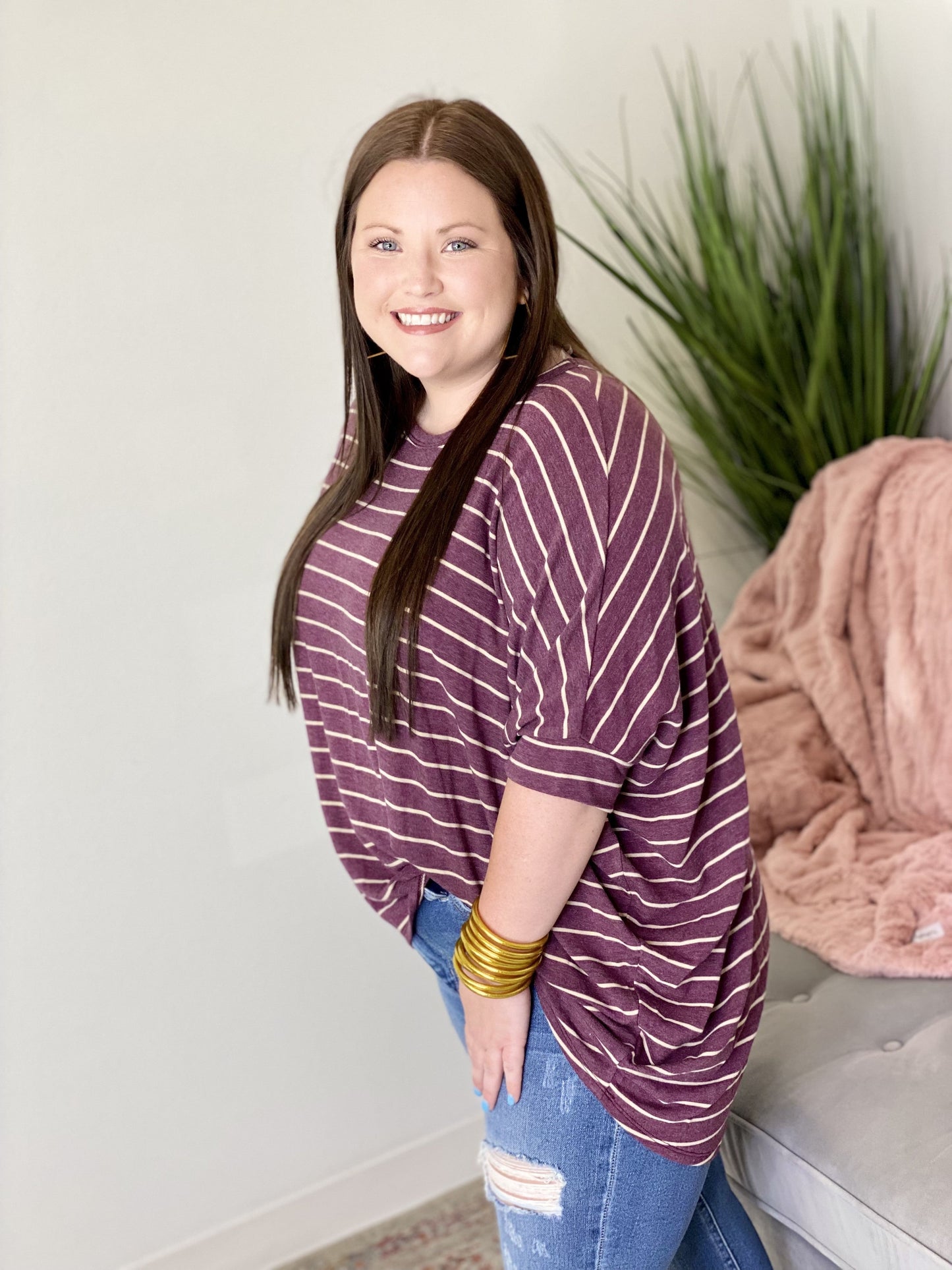 The Wrigley Top in Wine-All Sizes