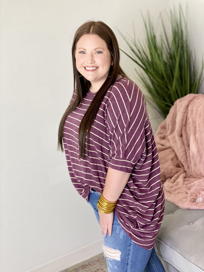The Wrigley Top in Wine-All Sizes