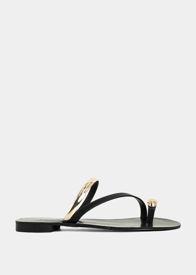 The Brenda Sandals in Black