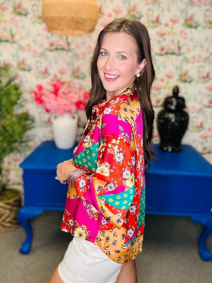 The Eclectic Bloom Top