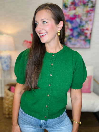 The Betty Sweater in Green