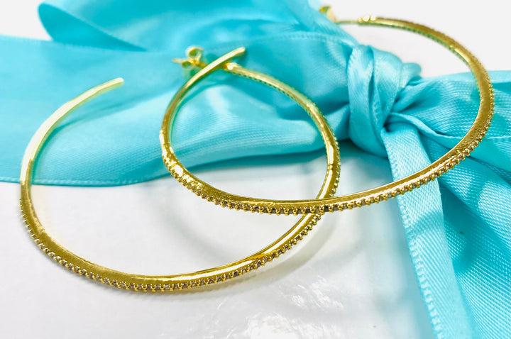 The Tai Perfect CZ Large Hoops