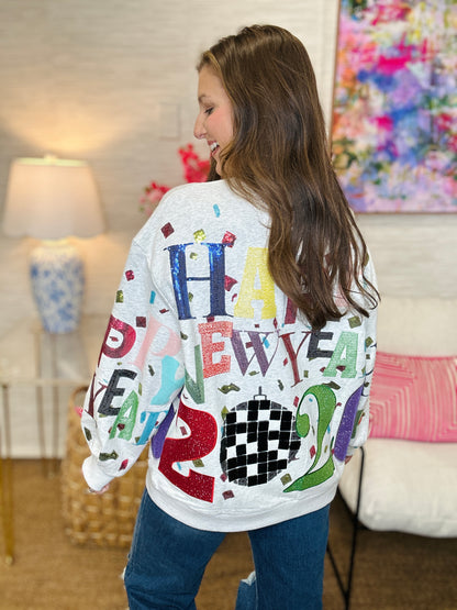 QOS Happy New Year Sweatshirt