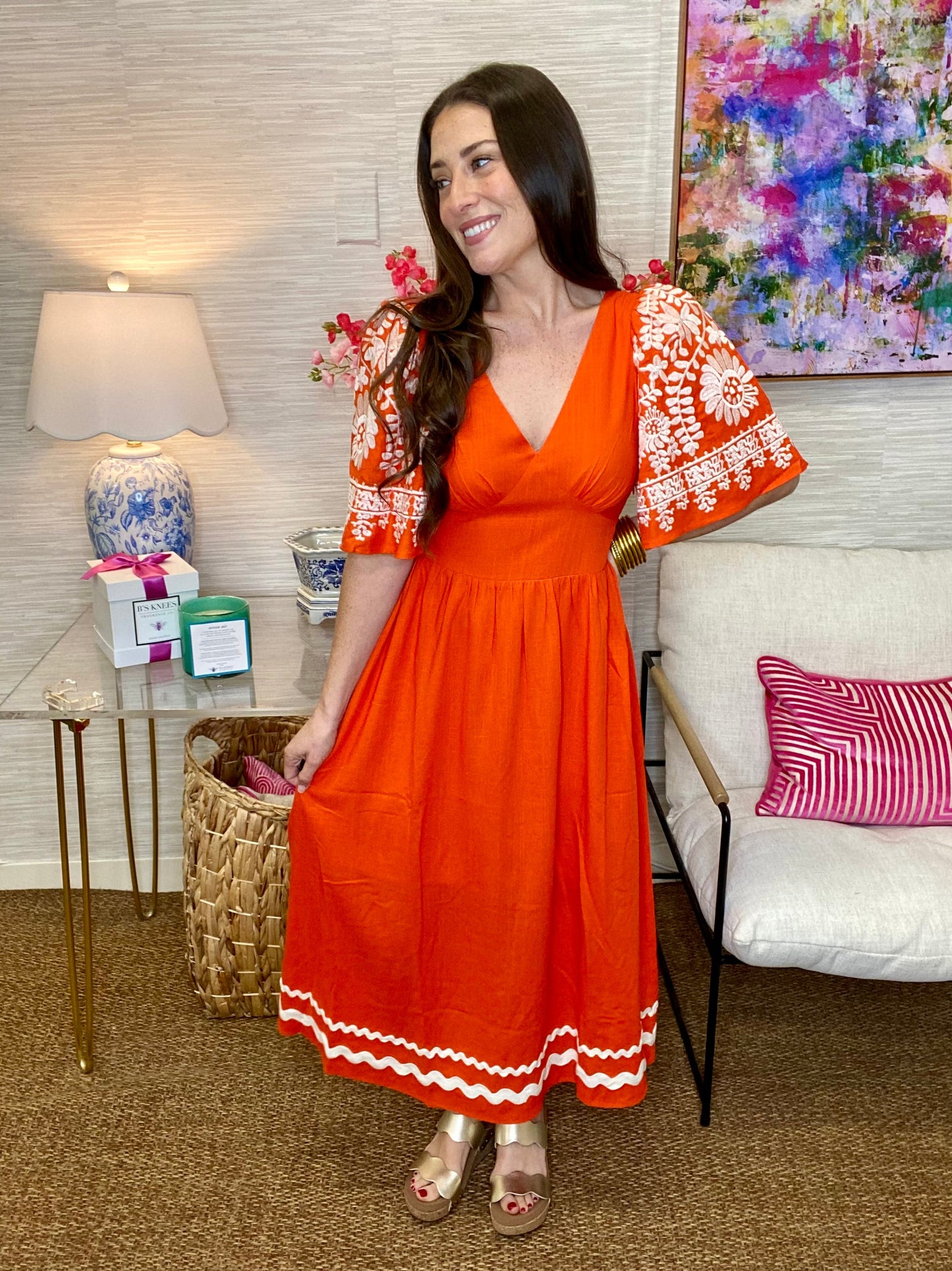 The Bay Midi in Orange