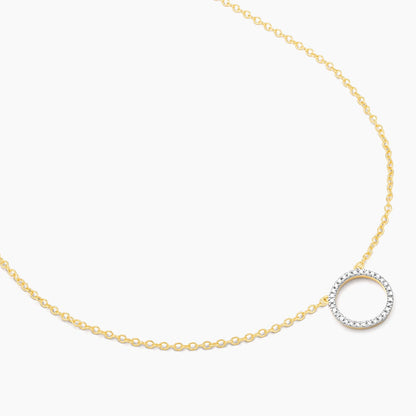 ES Standing O Pendant Necklace
