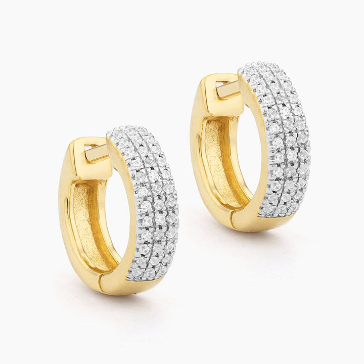 ES Three Ways To Shine Hoop Earrings