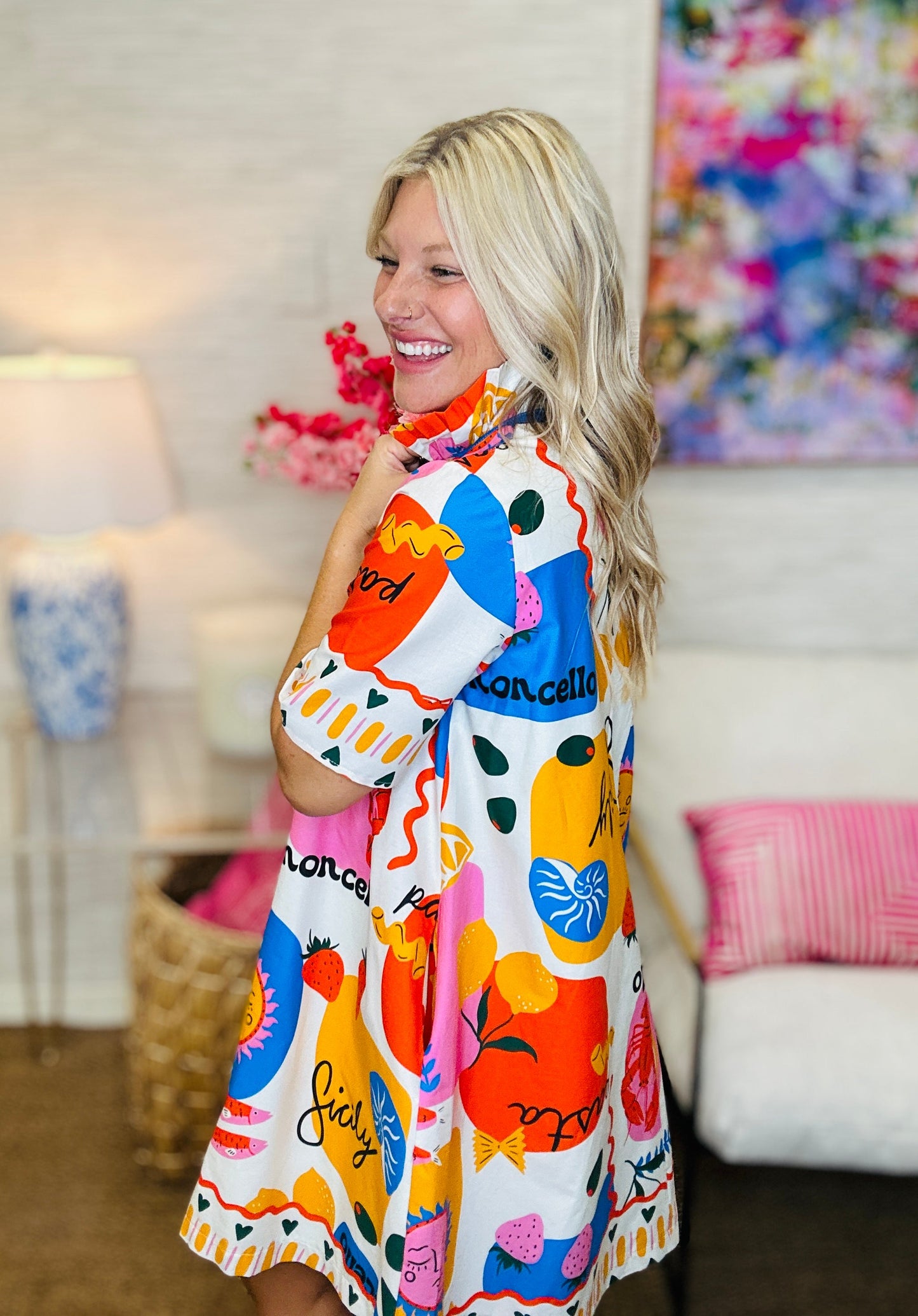 The Sicily Calls Olivia Dress - AS