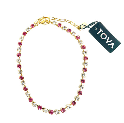 TOVA X PDA Sarina Necklace in Pink
