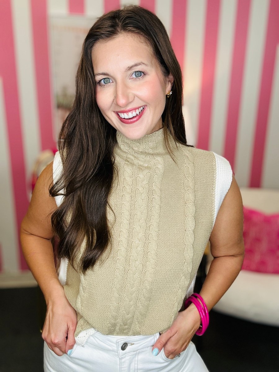 The Entro Mock Sweater Tank- 3 Colors