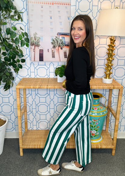 The Cabana Jeans in Green-AS