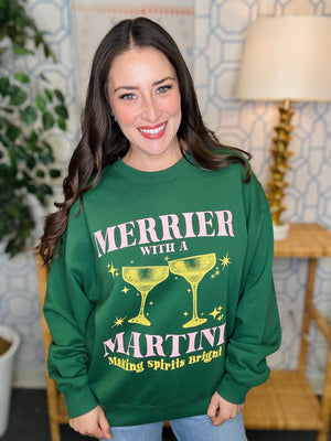 The Merrier Martini Sweatshirt