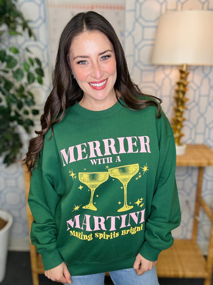 The Merrier Martini Sweatshirt