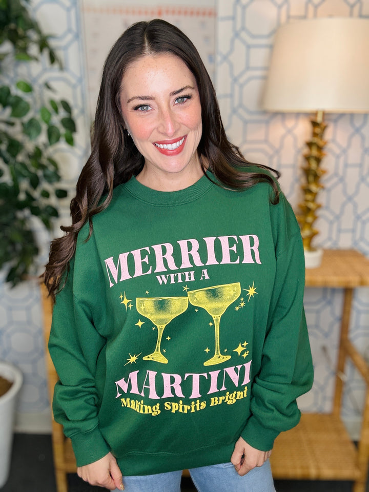 The Merrier Martini Sweatshirt