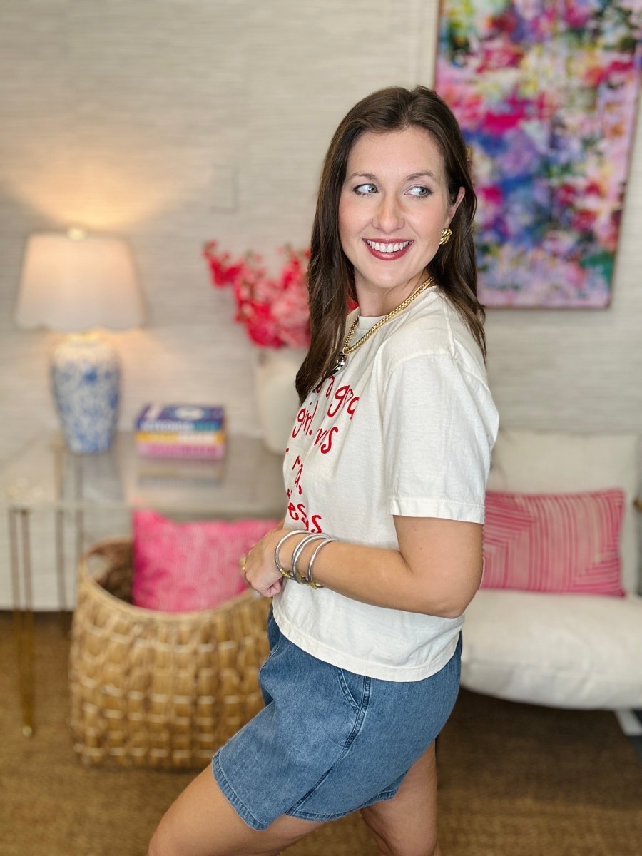 She's a Good Girl Cropped Tee