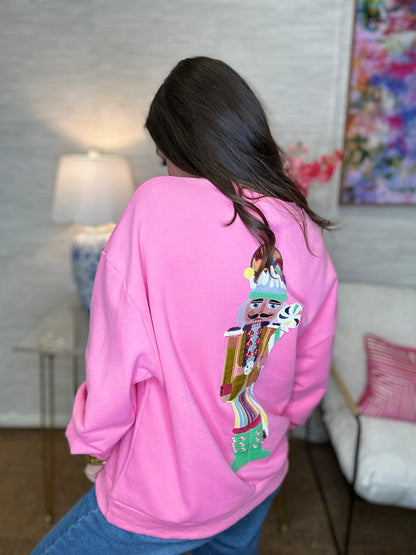 QOS Candyland Nutcracker Sweatshirt