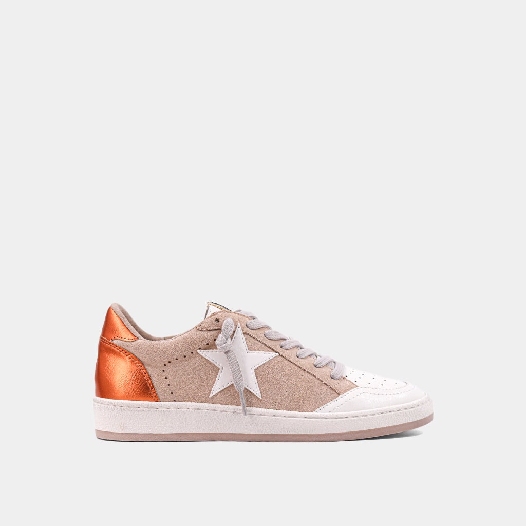 The Beige Suede Paz Sneaks