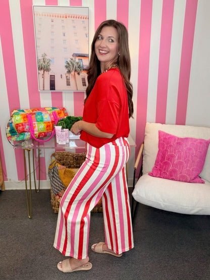 The Eloise Stripe Pants- 2 Colors