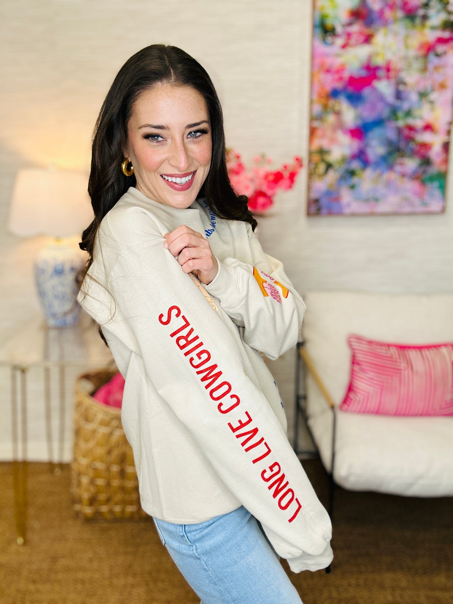 The Cowgirls Patchwork Sweatshirt