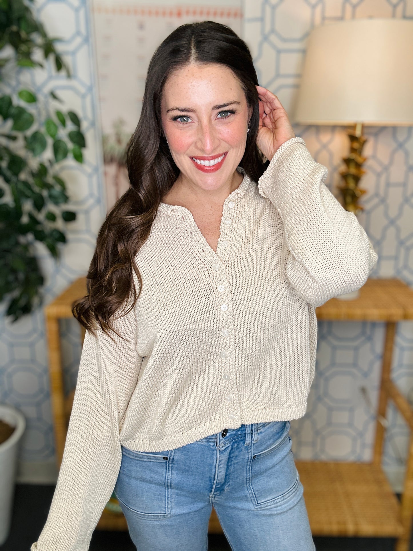 The Neutral Button Cardigan- 2 colors