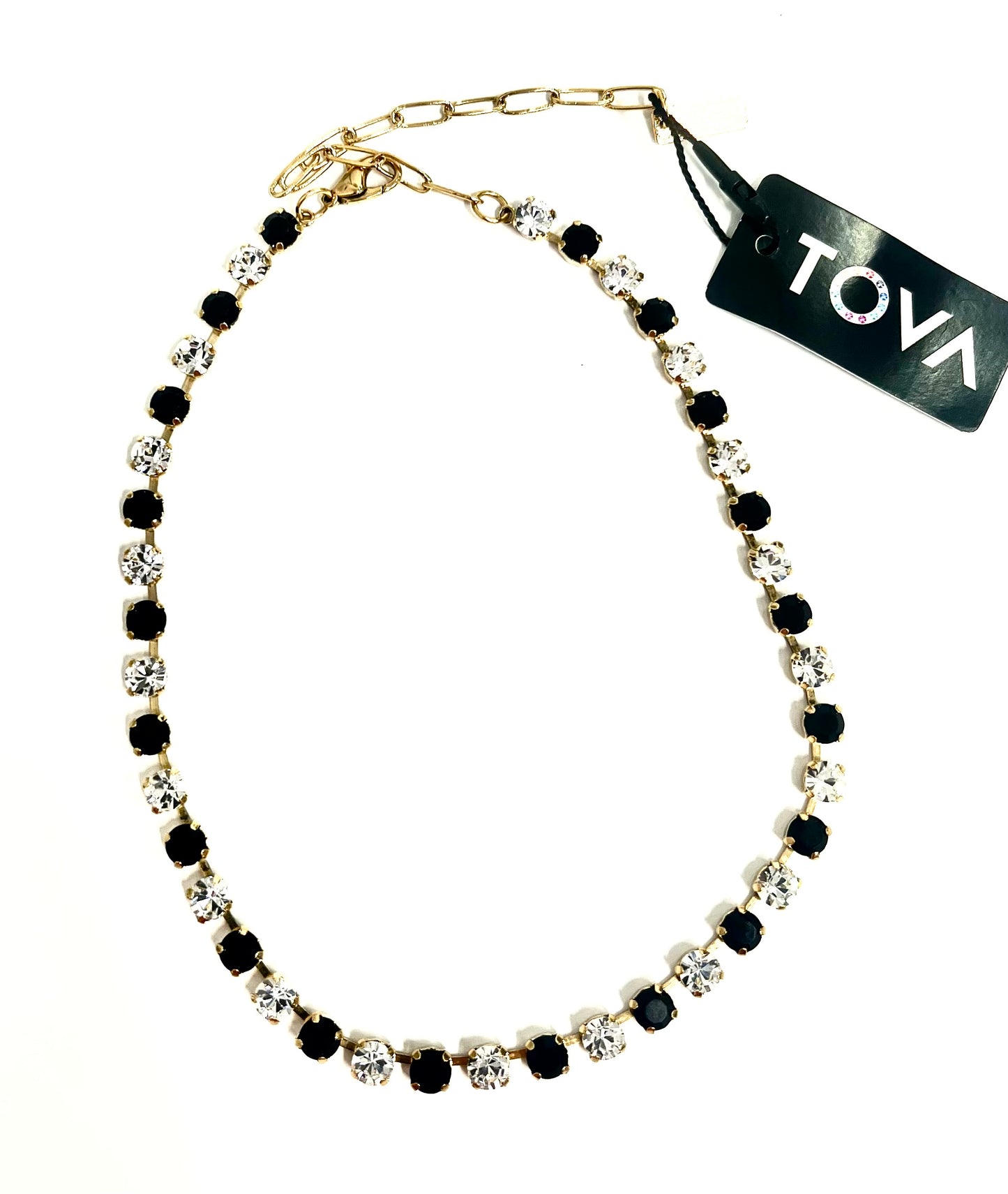TOVA X PDA Sarina Necklace in Jet