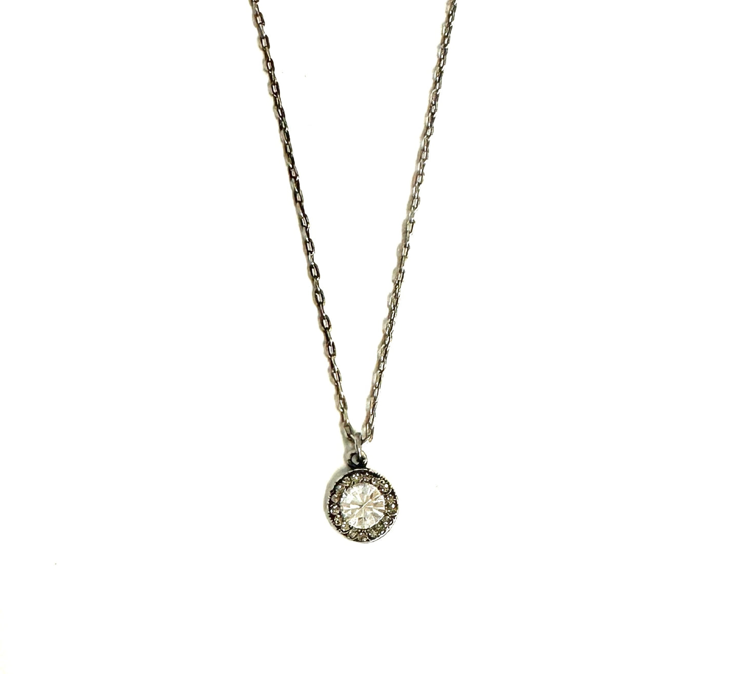 The Sparkle-Small Round Necklace