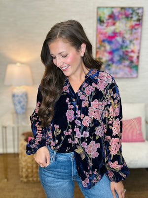 The Pruitt Top in Royal