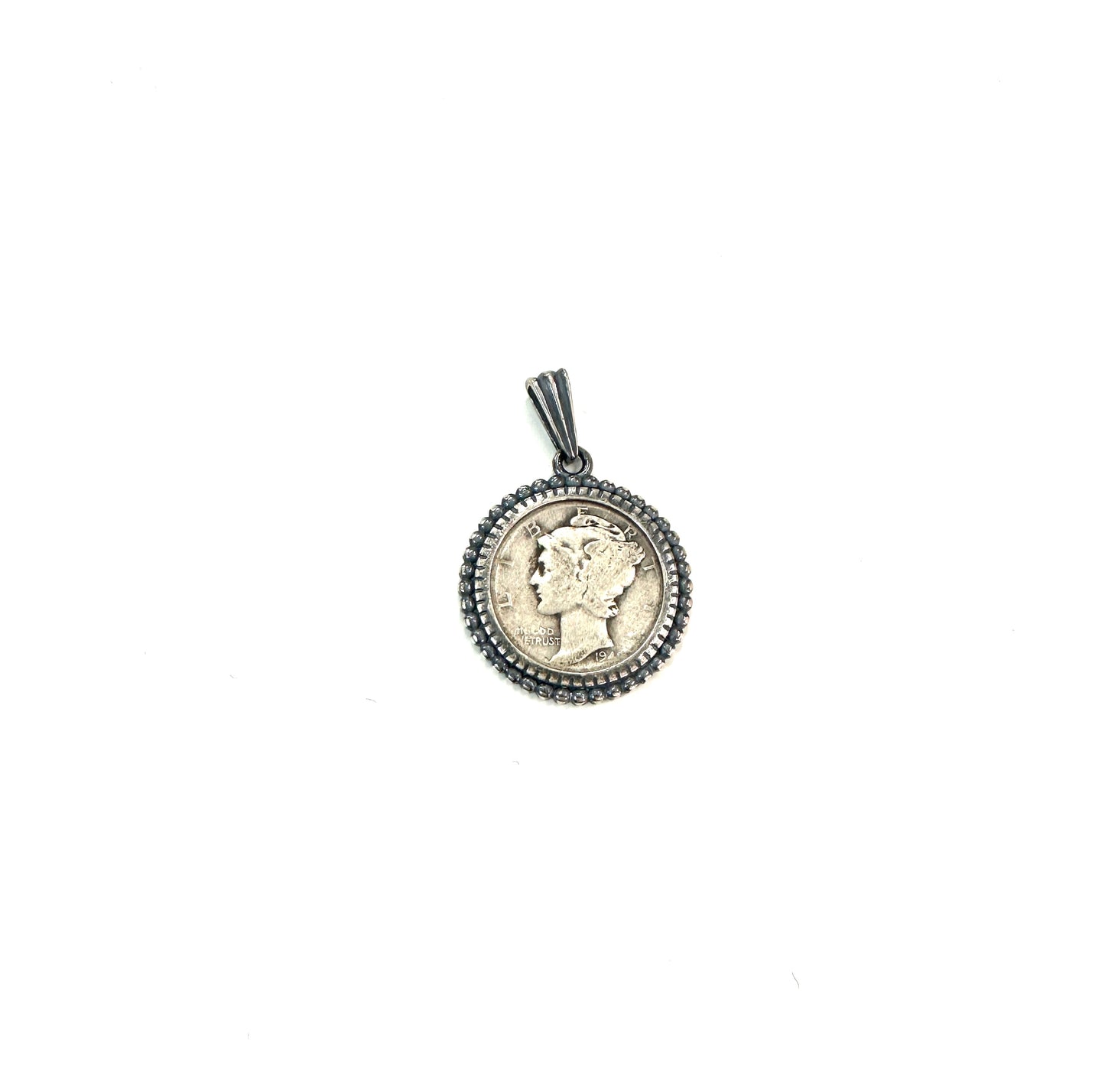 German Silver Coin Pendant