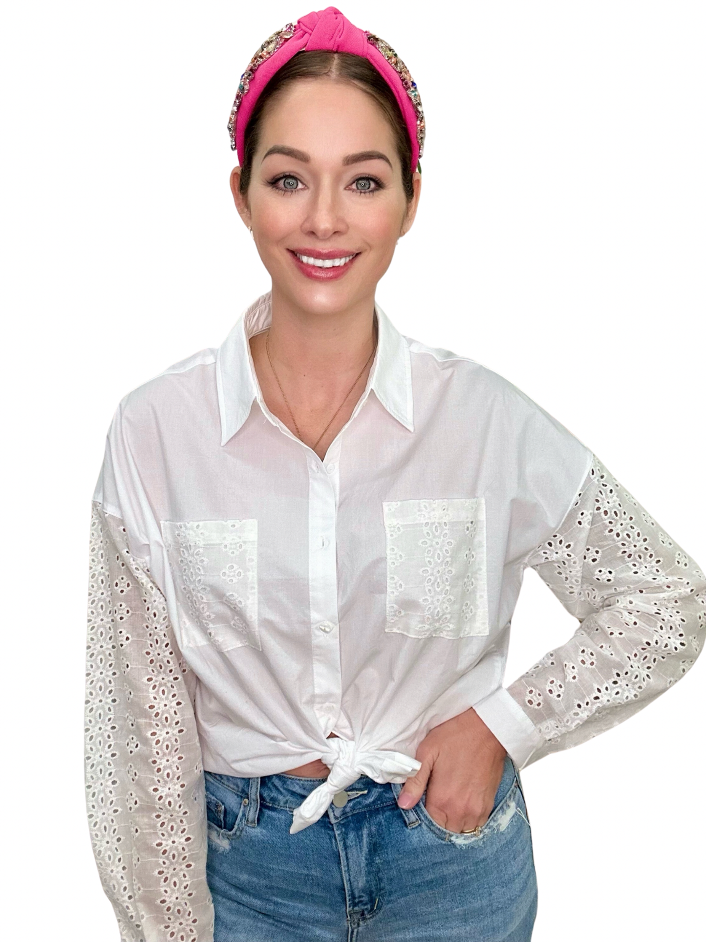 The Eyelet Button Down in AS