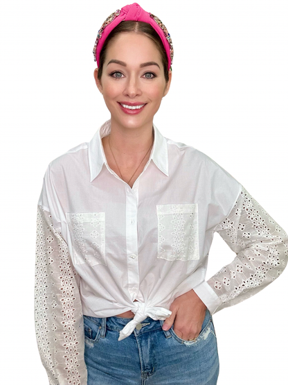 The Eyelet Button Down in AS