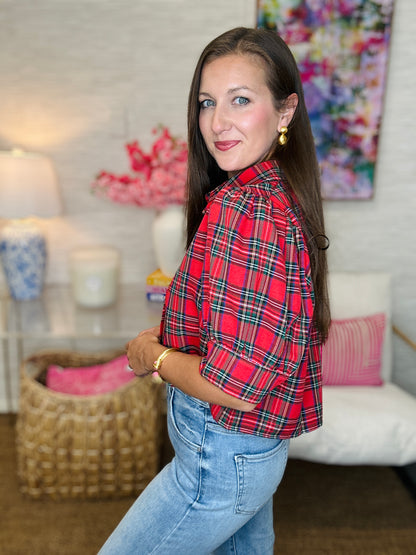 The Greetings Top in Red
